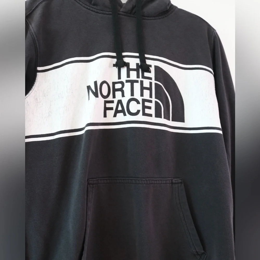 The North Face Black and White Hoodies Sweatshirts